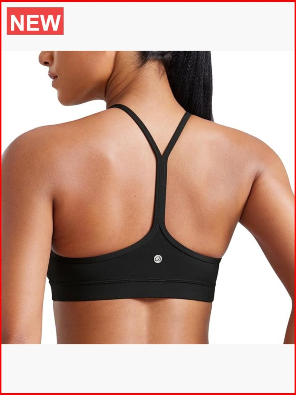 Butterluxe Y Back Sports Bra Padded Racerback Low Impact Yoga Top
